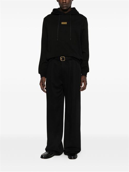 Felpa uomo con placca logata Versace jeans Couture | 79GAIT07CF01TG89